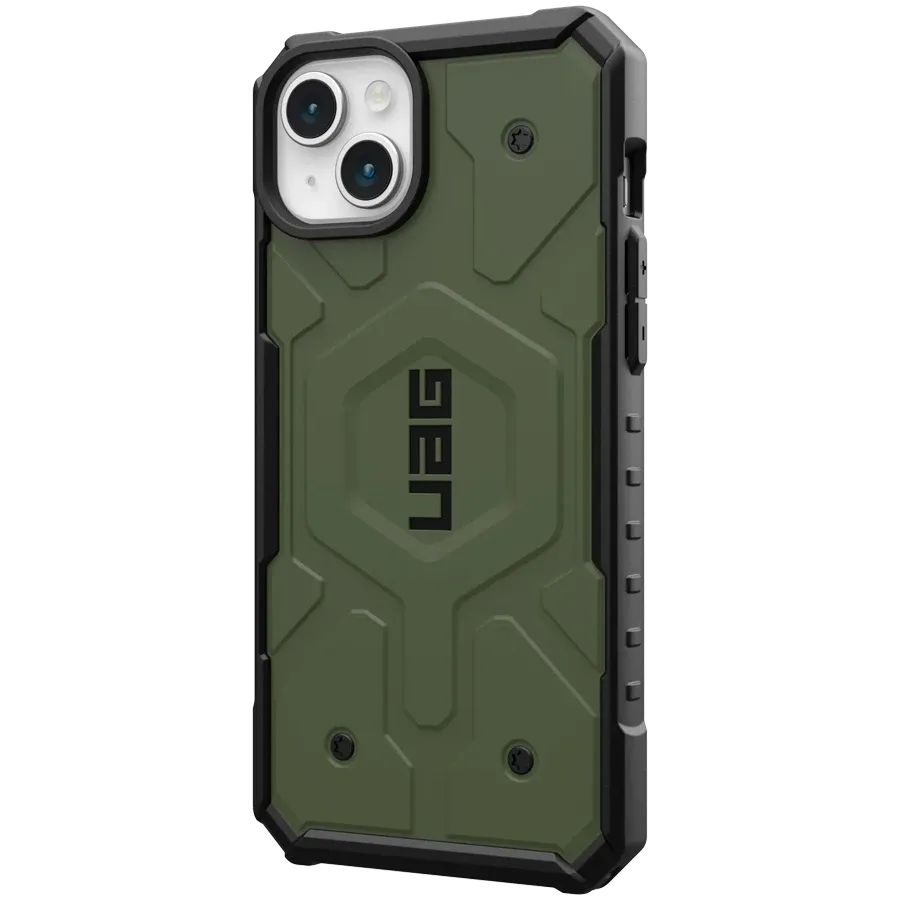photo 2 - Чехол UAG Pathfinder с MagSafe для iPhone 15 Plus, Olive