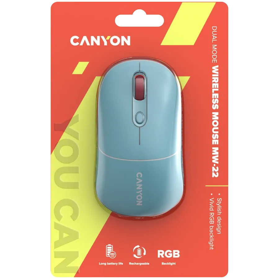 photo 6 - CANYON MW-22 Мышь, Dark Cyan