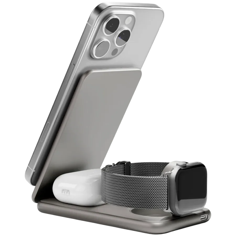 photo 3 - VLP Сымсыз зарядтағыш to Қысымды теңестіру жүйесі, 15, Natural Titanium