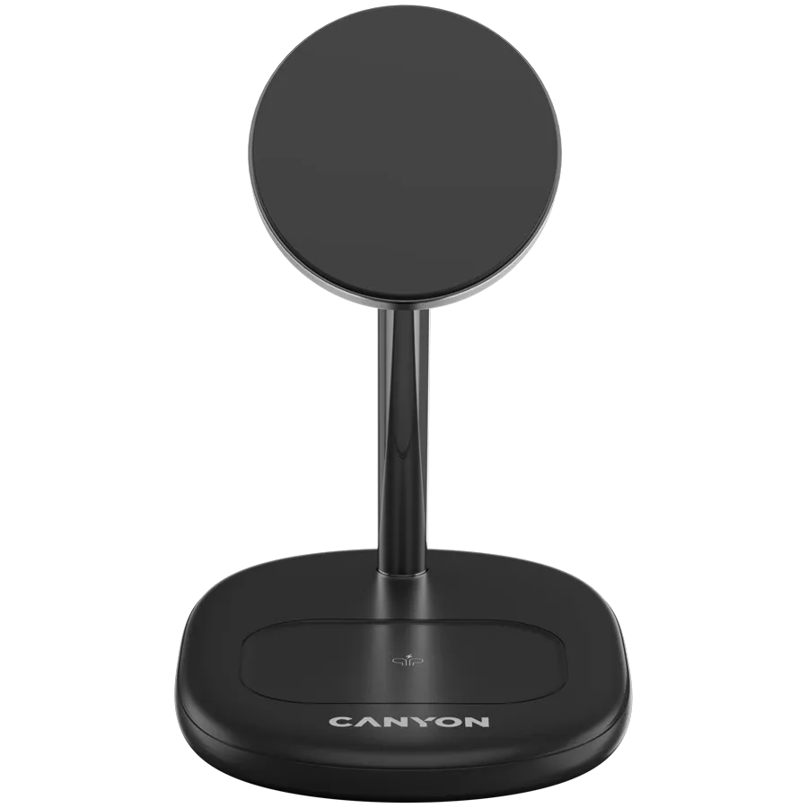 photo 2 - Wireless charger CANYON WCS-205, 15 W, Black