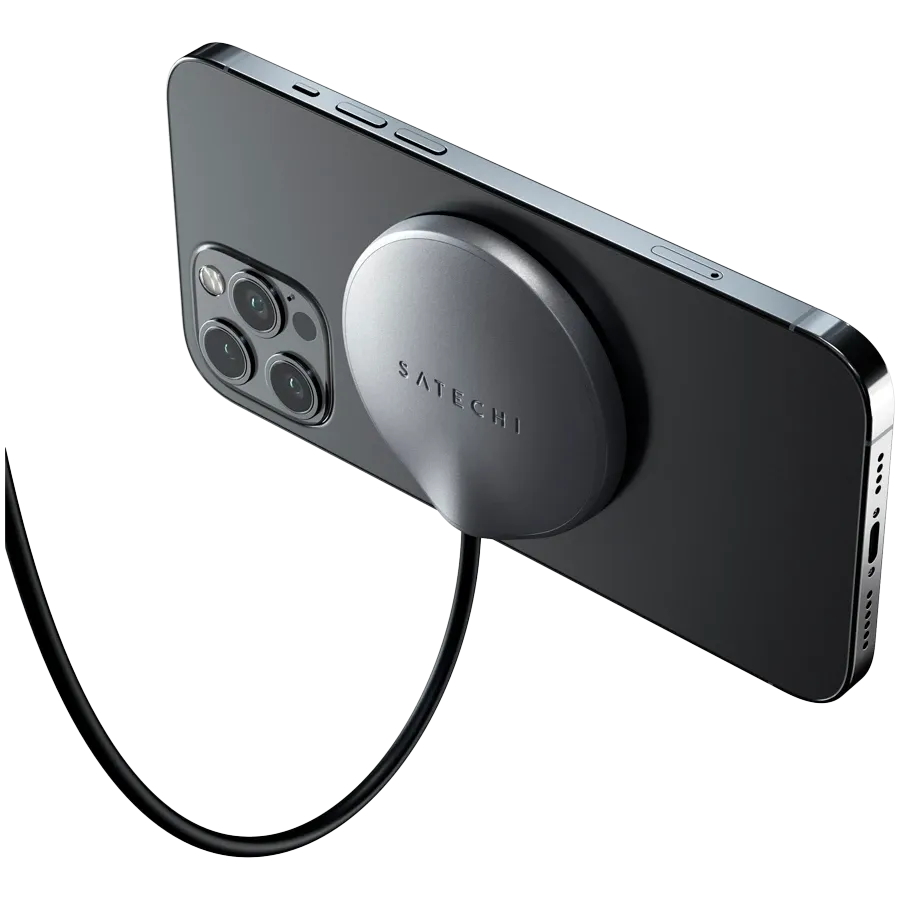 photo 5 - Încărcător wireless SATECHI, 18 W, Space Gray