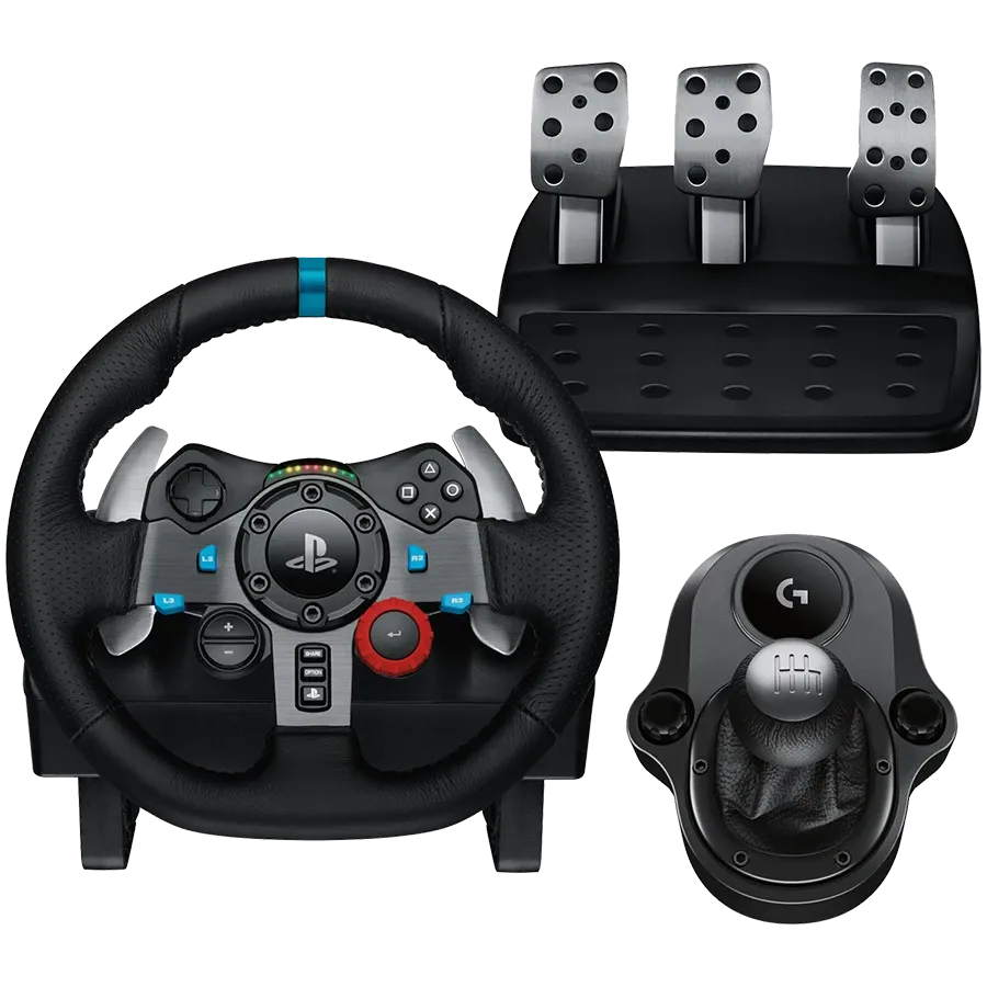 Logitech Руль с педалями – photo