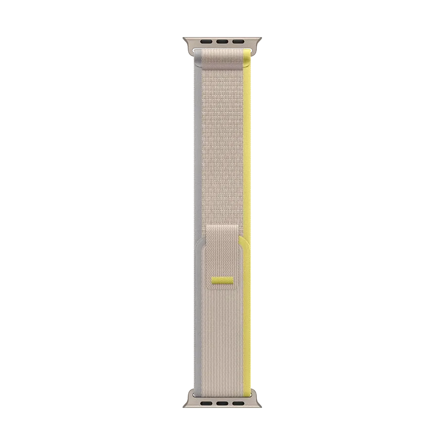 photo 1 - Apple Trail Loop Band for Apple Watch 44/45/49 mm, Size S/M, Yellow/Beige