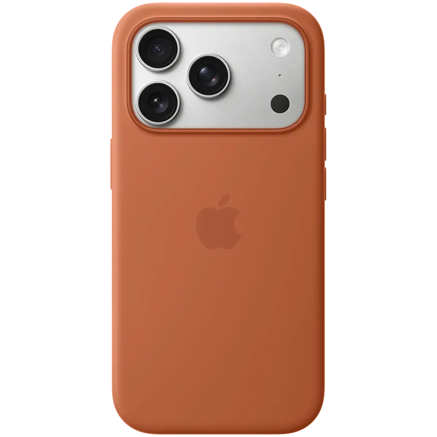 photo 1 - Apple силиконовый чехол с MagSafe Terra Cotta для iPhone 17 Pro