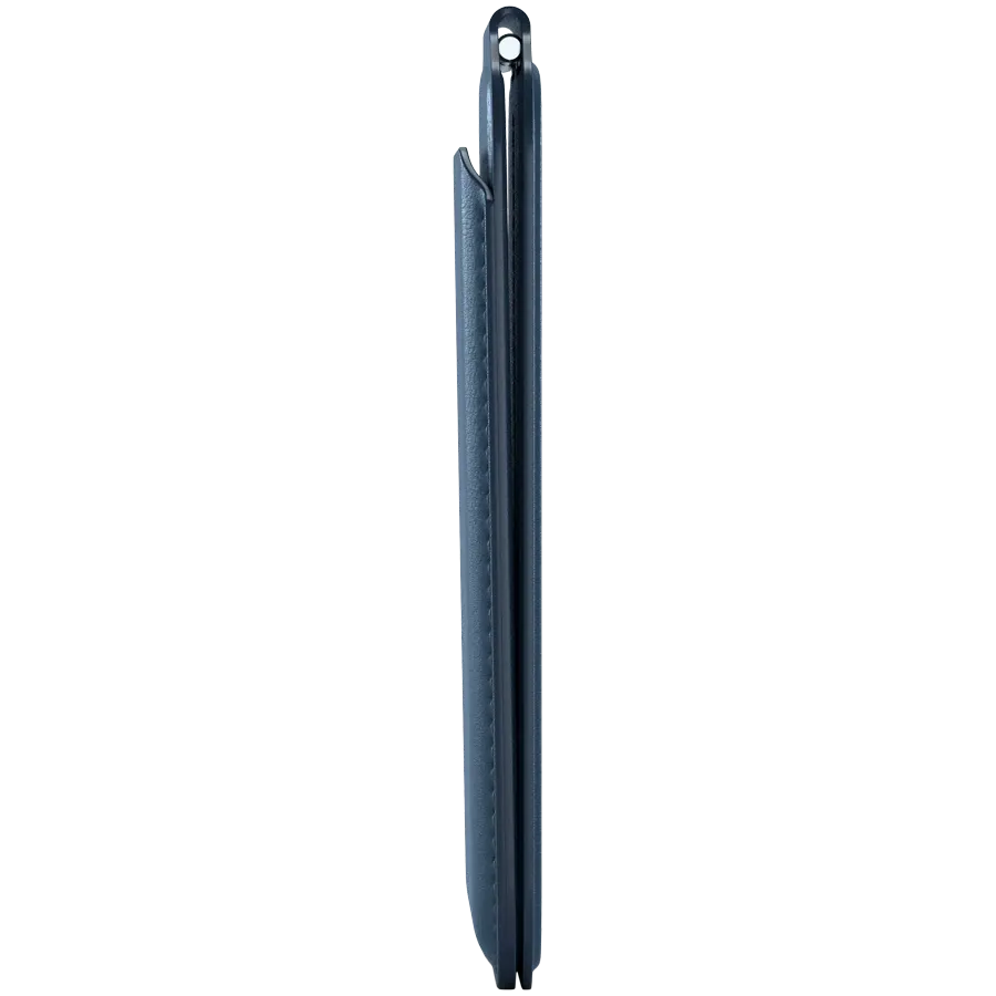 photo 3 - SATECHI Wallet Vegan-Leather Magnetic Wallet Stand Dark Blue for iPhone