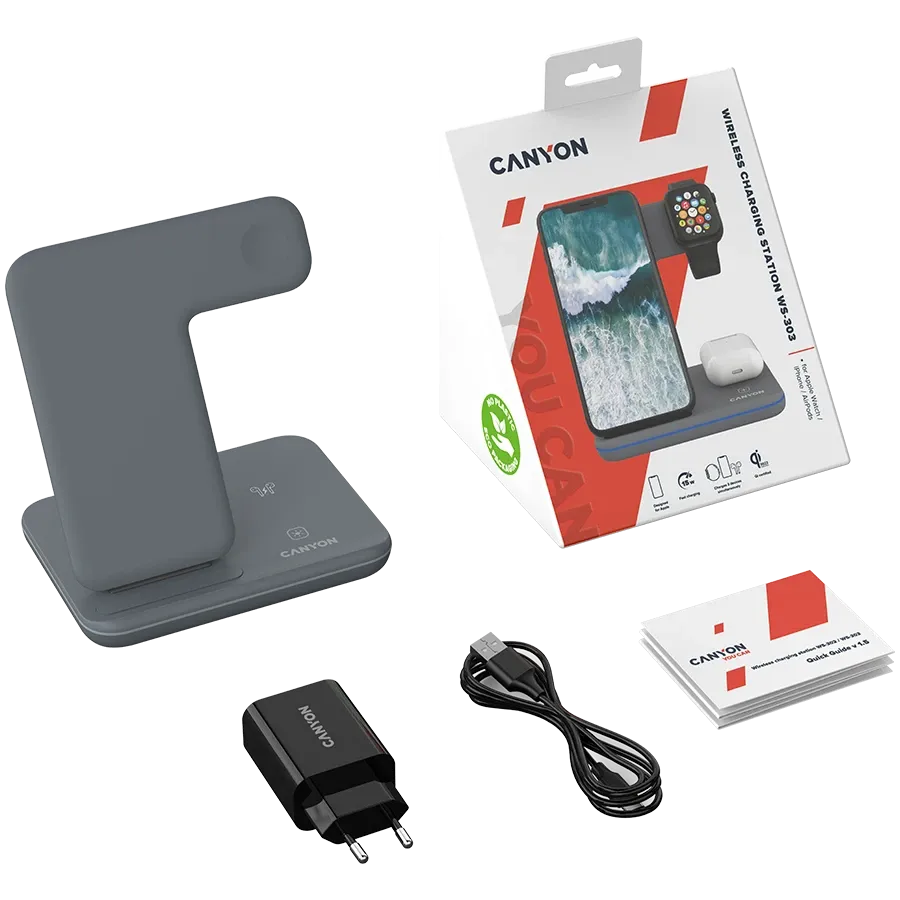 photo 8 - CANYON Индукционная зарядка WS-303, 15 Вт