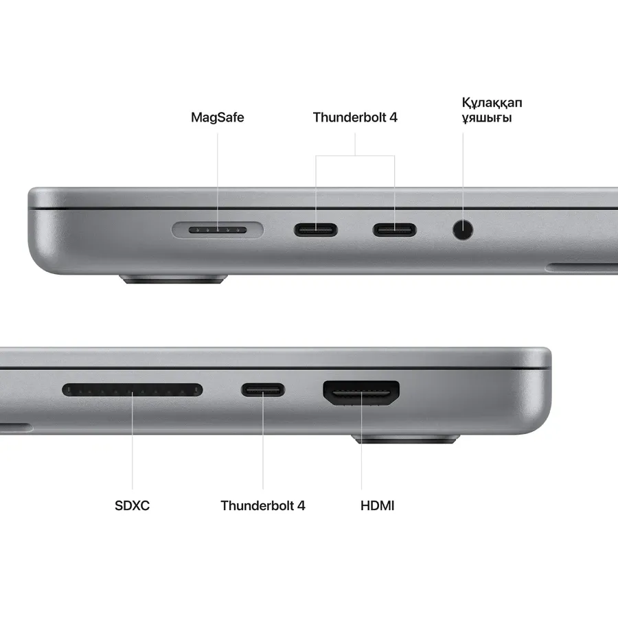 photo 6 - MacBook Pro 16.2"  M2 Pro (12C CPU/19C GPU), 16 ГБ, 512 ГБ, сұр кеңістік