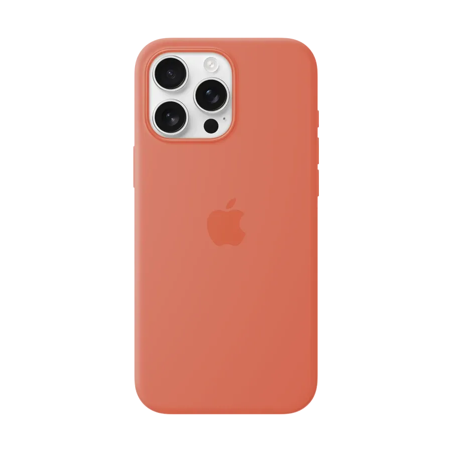 photo - Apple силиконовый чехол с MagSafe Tangerine для iPhone 16 Pro Max