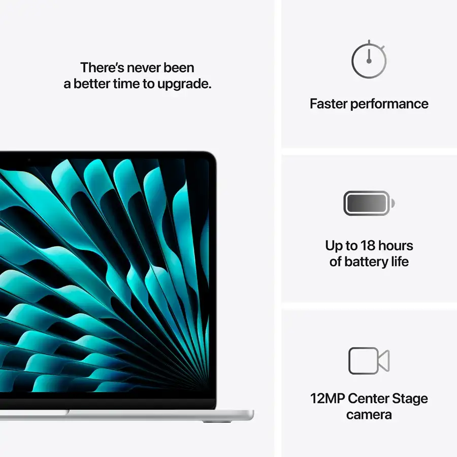 MacBook Air 13.6"  M4 (10C CPU/8C GPU), 16 GB, 256 GB, Silver – photo 9