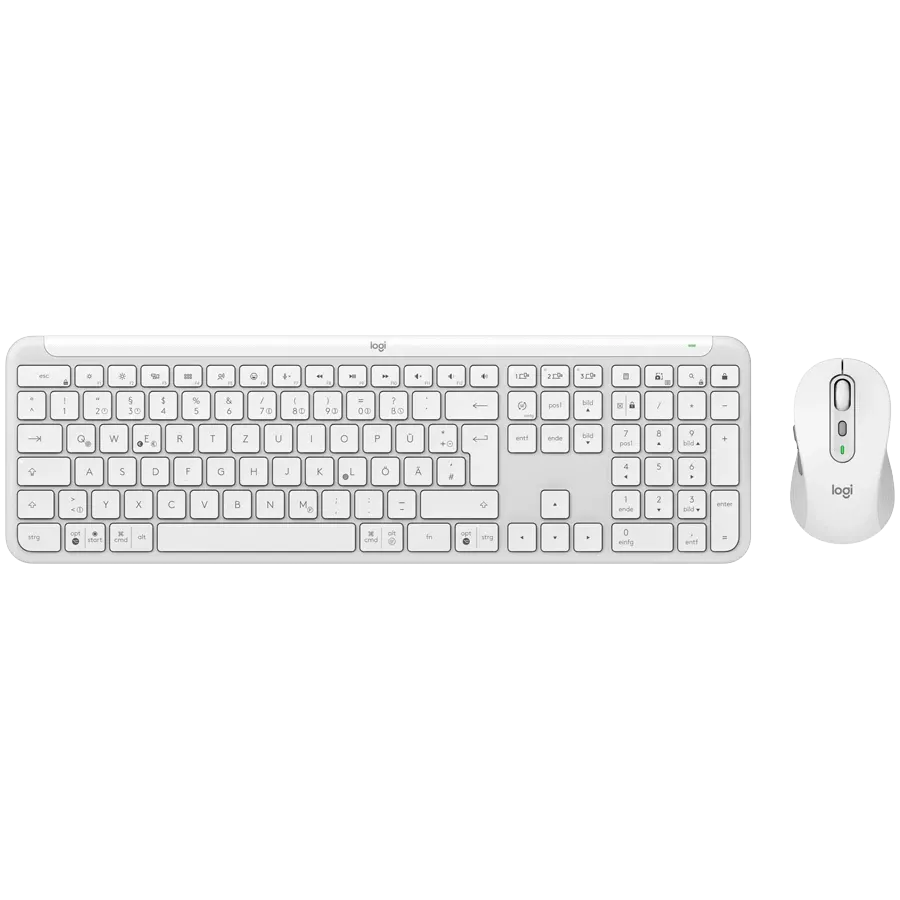 photo 1 - Комлект клавиатура и мышь LOGITECH Signature Slim MK950, Off-White (L920-012491)