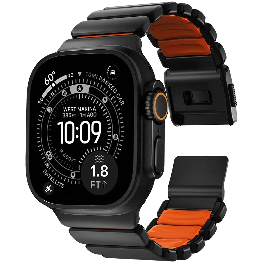 NOMAD Stratos Band for Apple Watch 46/49 mm, Black Hardware/Black – photo 4