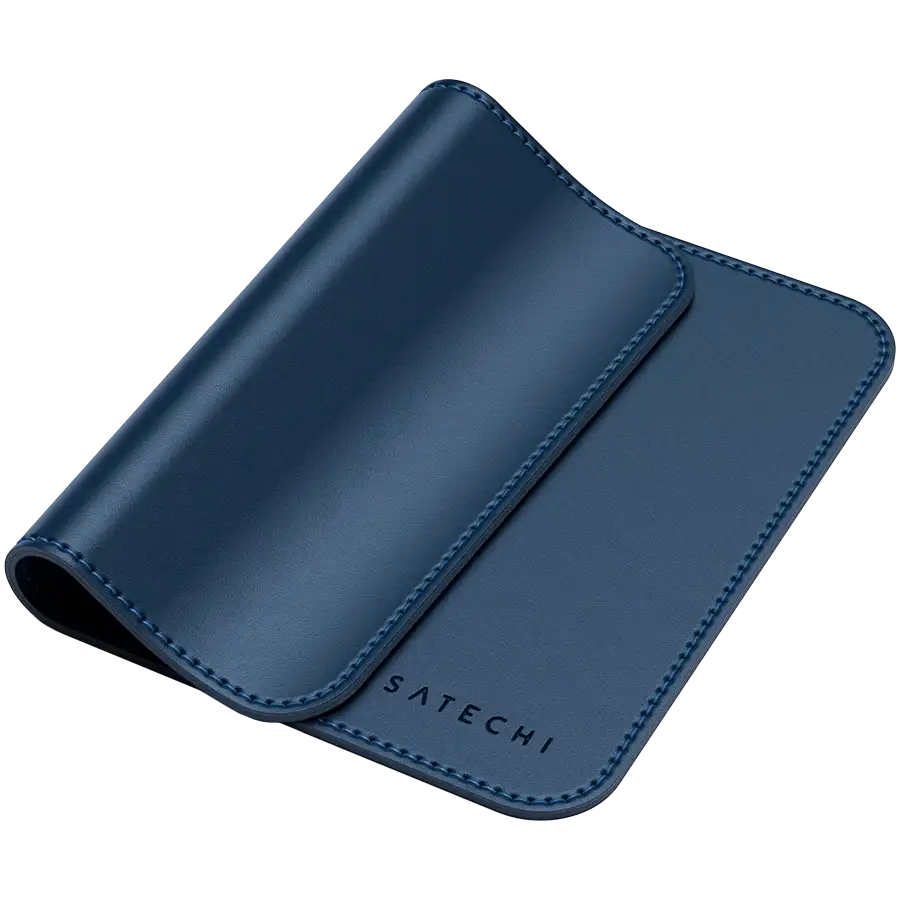SATECHI Eco Leather Mouse Pad, Blue – photo 2