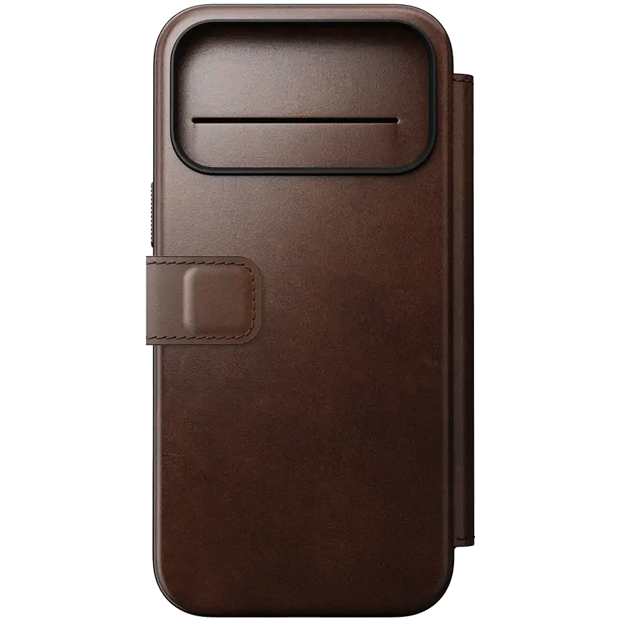 NOMAD Folio Case Folio Modern Horween თან MagSafe Rustic Brown for iPhone 17 Pro Max – photo 3