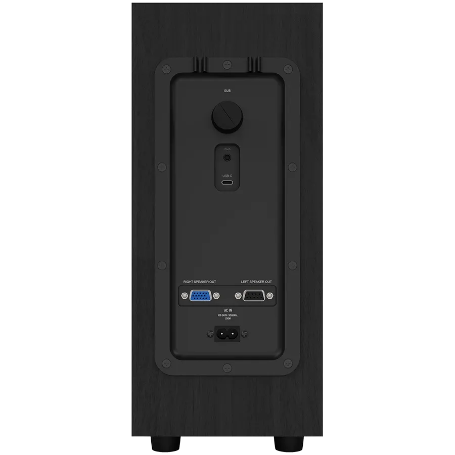 photo 8 - Klipsch ProMedia Lumina 2.1 сабвуфері және LED жарықтандыруы бар компьютерлік үндеткіштер, қара