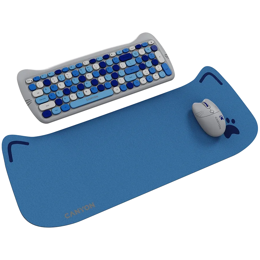 photo 2 - CANYON HSET-W6 Клавиатура, Синий