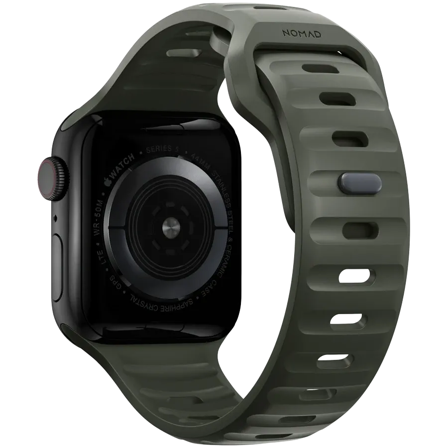 photo 2 - NOMAD Sport Band for Apple Watch 45/49 mm, Ash Green