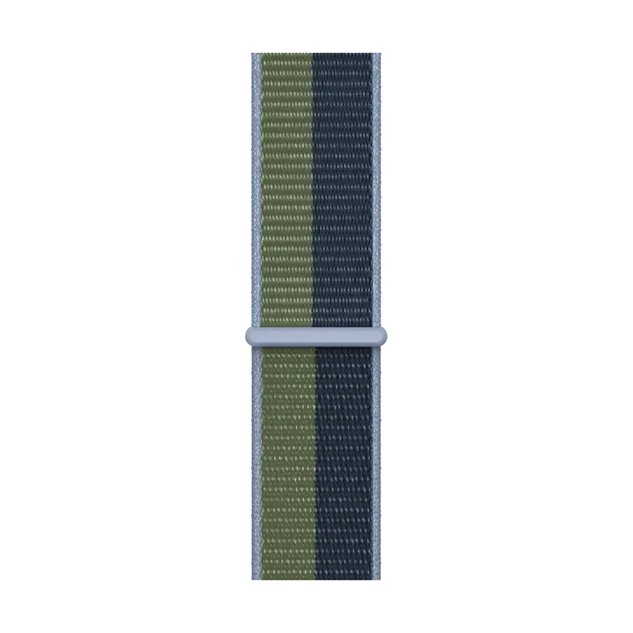 photo 1 - Ремешок Apple Sport Loop для Apple Watch, 38/40/41 mm, Abyss Blue/Moss Green