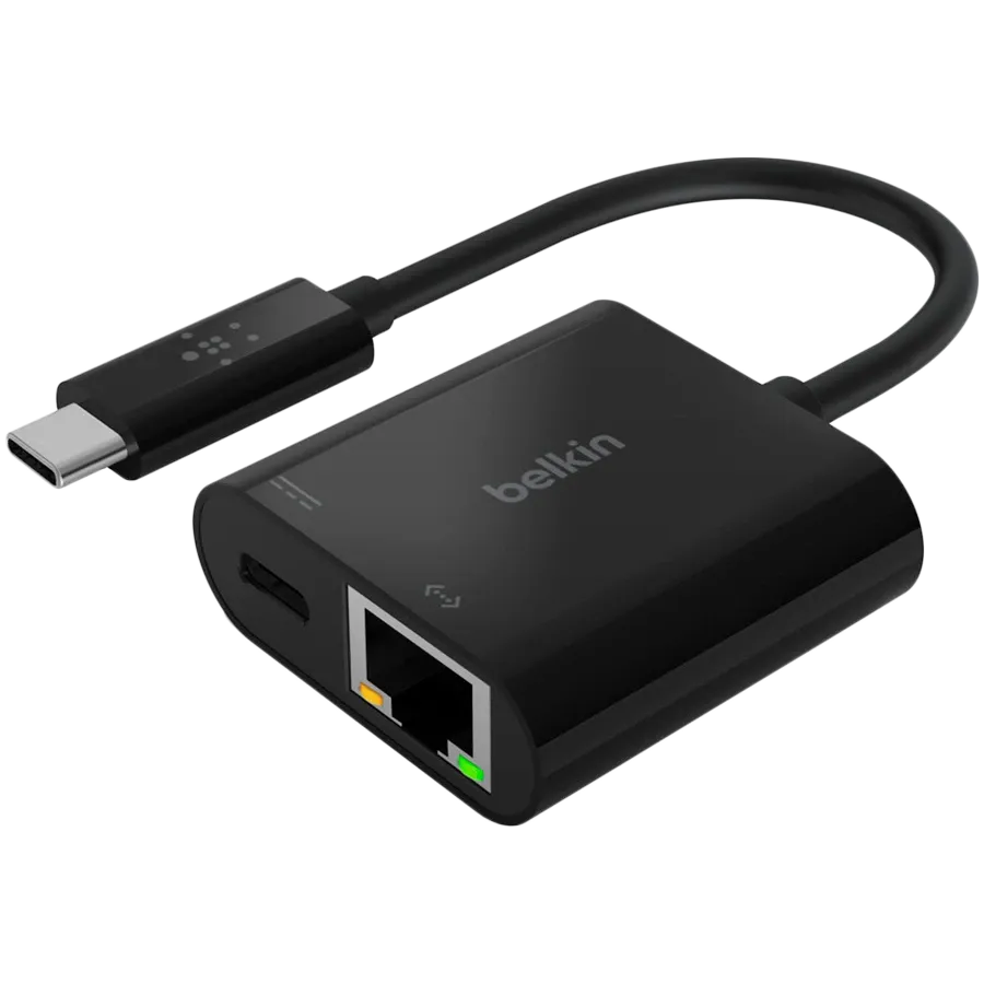 photo 1 - BELKIN USB-C to Gigabit Ethernet Adapter, Black