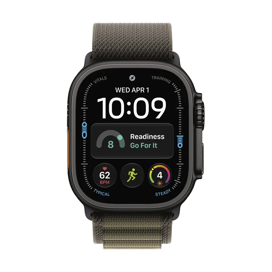 Apple 49mm Alpine Loop - Black Titanium Finish Ремінець  for Apple Watch 44/45/46/49 mm, Size L, Темно-оливковий – photo 2
