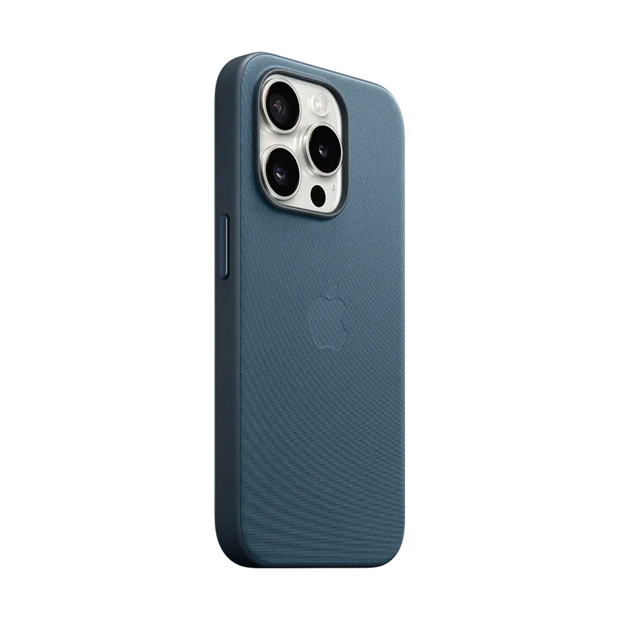 photo 2 - Apple Чехол FineWoven Case с MagSafe Pacific Blue для iPhone 15 Pro