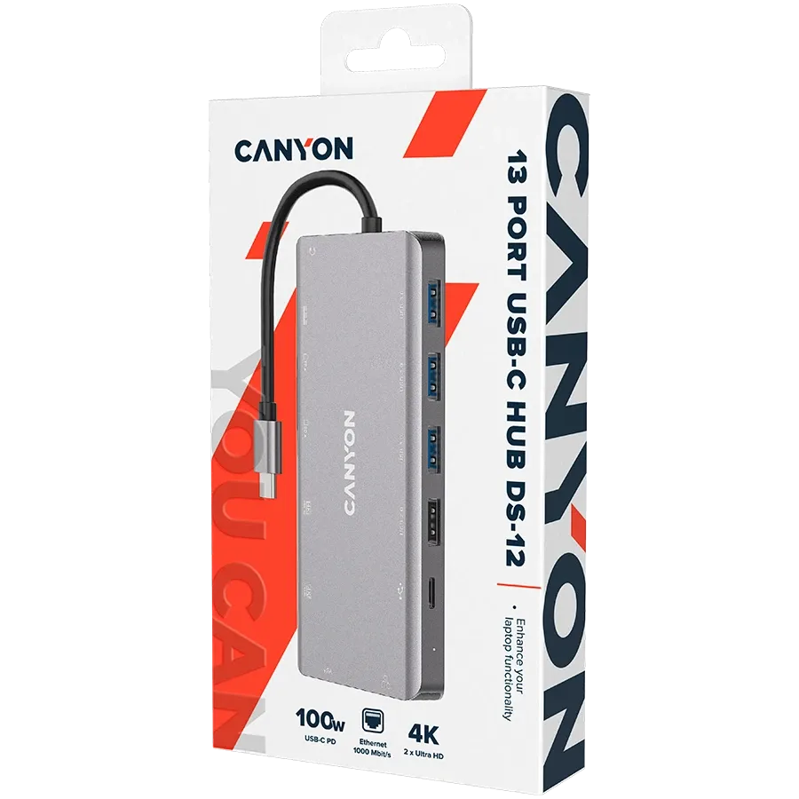 photo 2 - Мультипортовый хаб 13в1 DS-12 (CNS-TDS12)