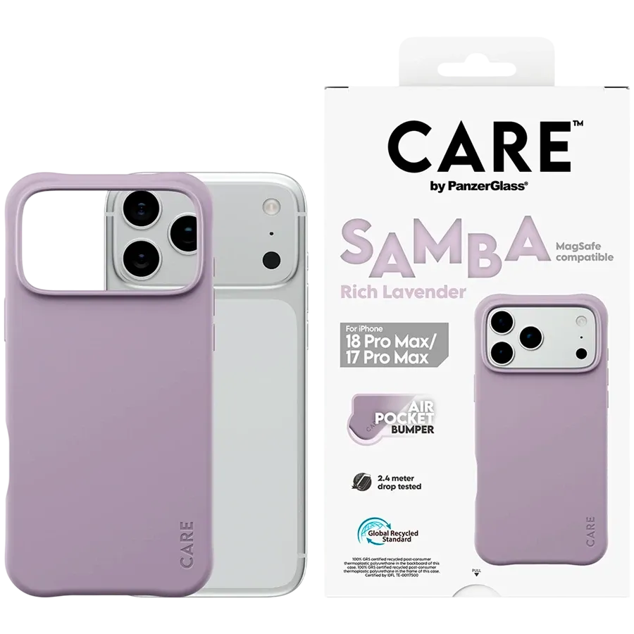 PANZERGLASS Case Samba Case w. MagSafe თან MagSafe Rich Lavender for iPhone 17 Pro Max/18 Pro Max – photo 1