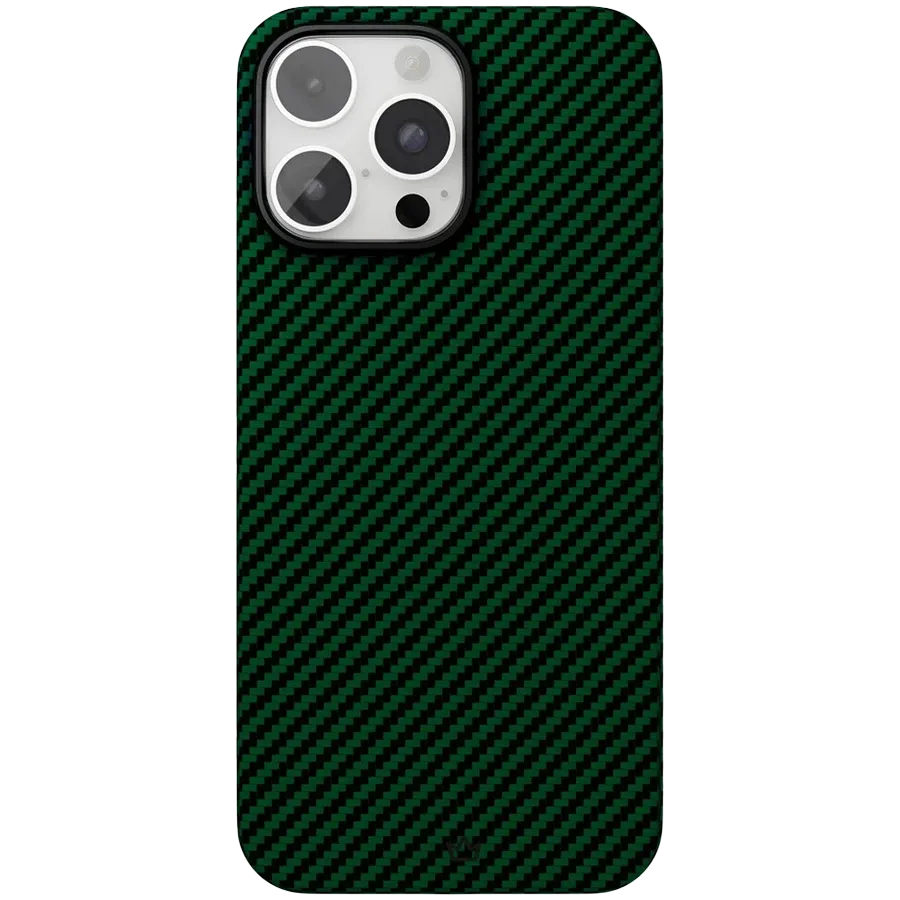 photo - VLP Protective Case Kevlar Case with MagSafe Green for iPhone 16 Pro