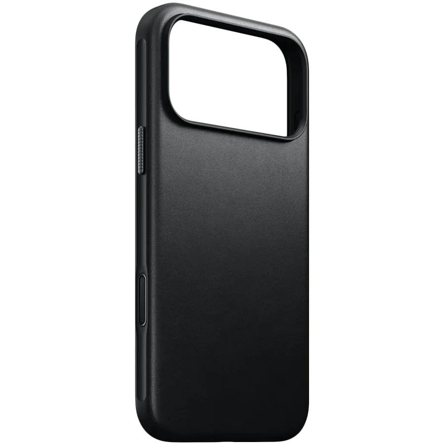 photo 2 - NOMAD Case Modern Leather Case with MagSafe Black for iPhone 17 Pro