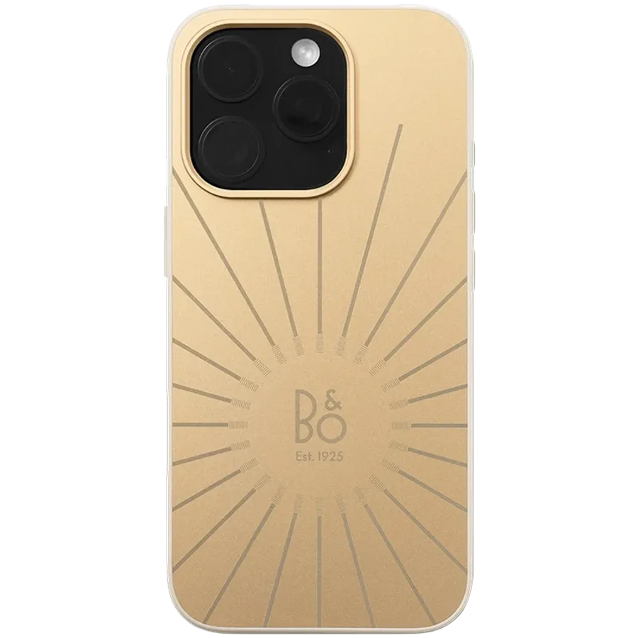 photo - Aluminium Case  Gold Tone for iPhone 16 Pro Max