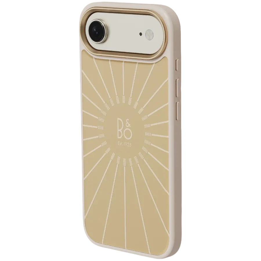 photo 2 - Husă Bang & Olufsen versiunea de sticlă cu MagSafe pentru iPhone Air, Gold Tone