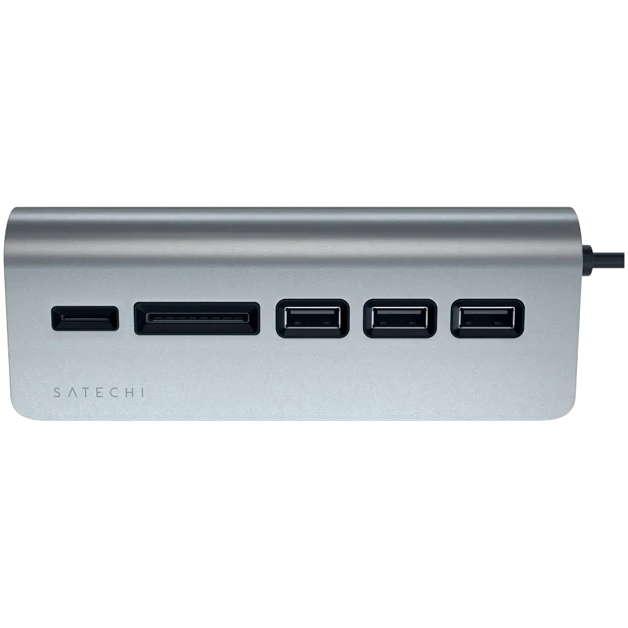 photo 3 - SATECHI  USB-C Combo Hub  USB Hub  Մոխրագույն