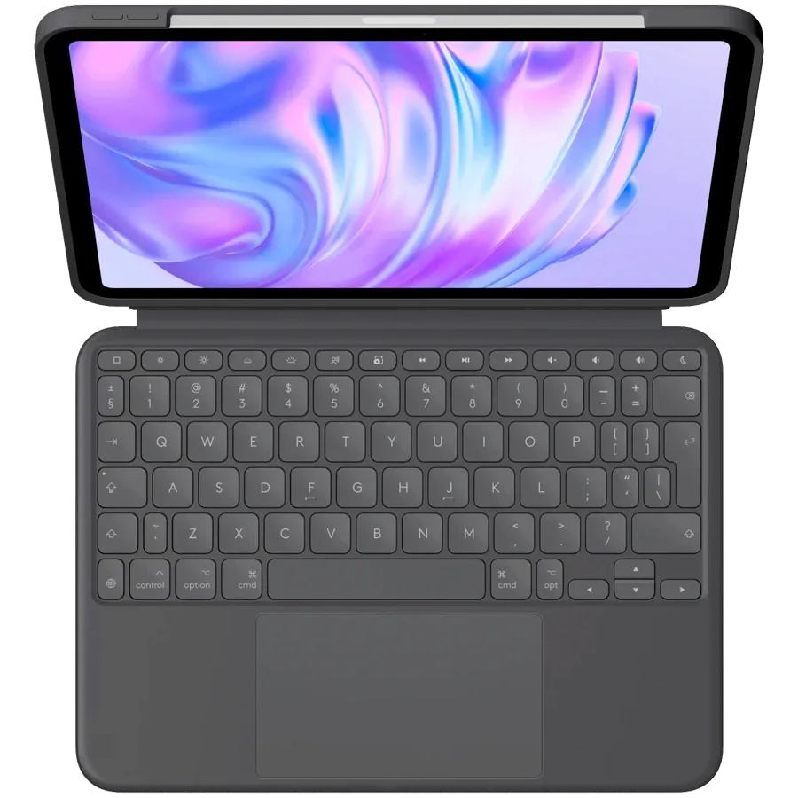 photo 2 - Чохол-клавіатура для планшета Logitech Combo Touch for iPad Pro 11' (M4) Graphite (L920-012831)