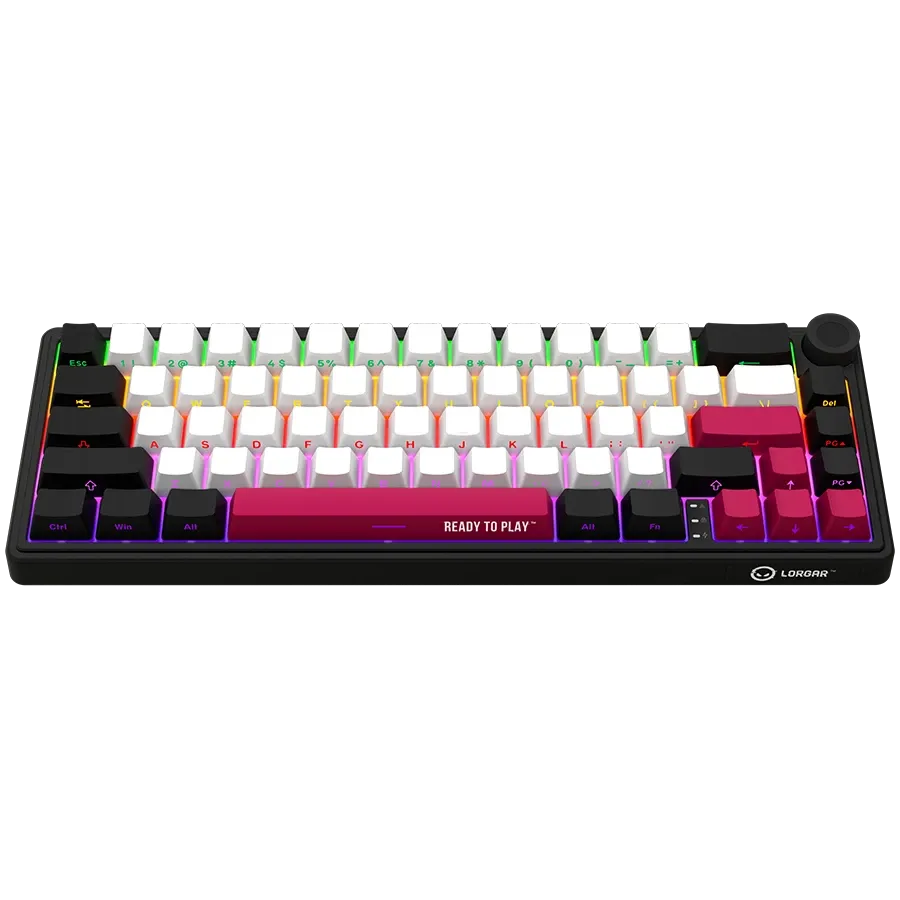 photo 3 - Бездротова ігрова клавіатура Lorgar KBP70MW Wireless Mechanical Pro Black-Red