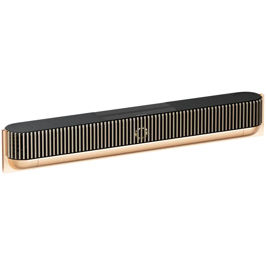 photo - Beosound Theatre Dolby Atmos Soundbar Gold Tone/Light Oak