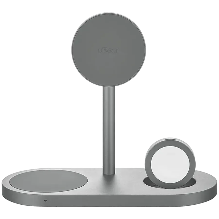 photo 1 - UBEAR Сымсыз зарядтағыш, 25 сейсенбі, сұр кеңістік