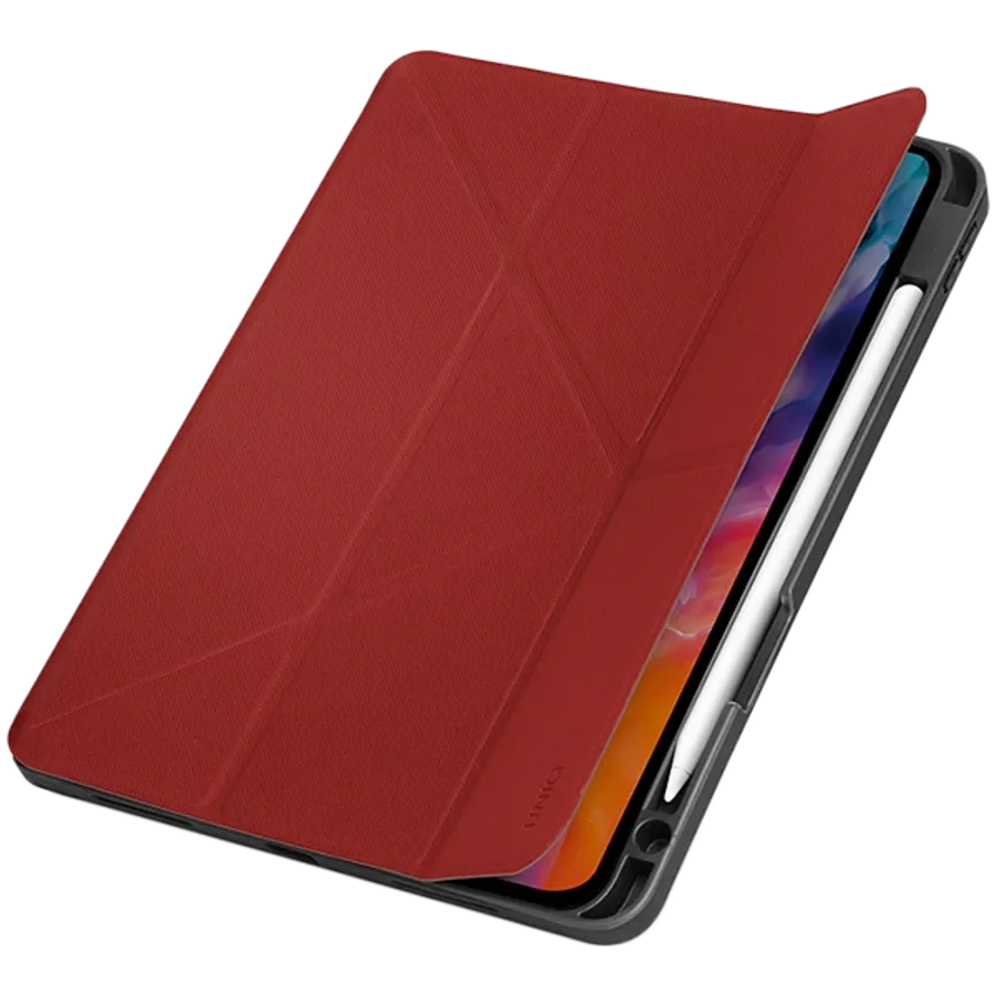 photo 1 - UNIQ Smart Folio Transforma Rigor  Red for iPad Air (4th generation)