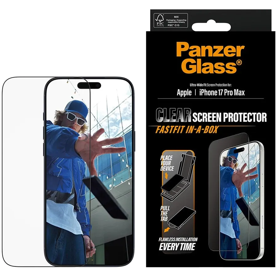 photo 1 - PANZERGLASS Safety Glass for iPhone 17 Pro Max