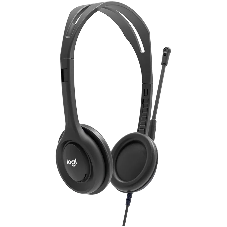 photo 2 - Наушники LOGITECH H111 Black (L981-000593)