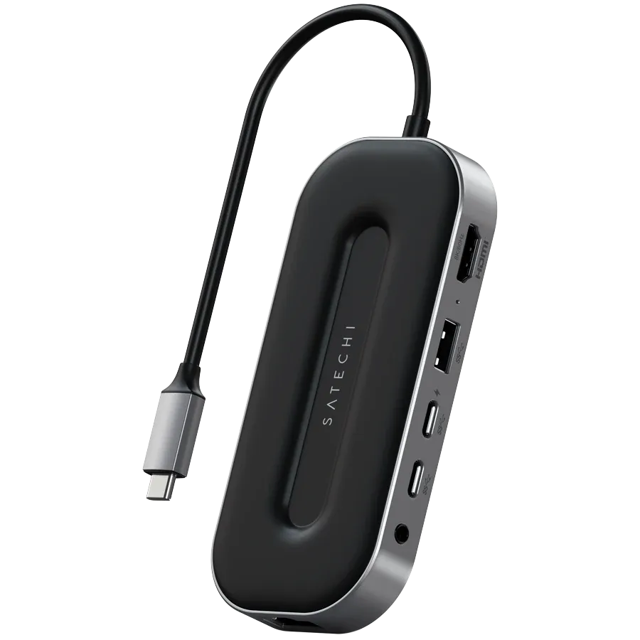 photo 3 - SATECHI  Multiport Adapter USB-4 MULTIPORT W2.5G ETHERNET Space Gray