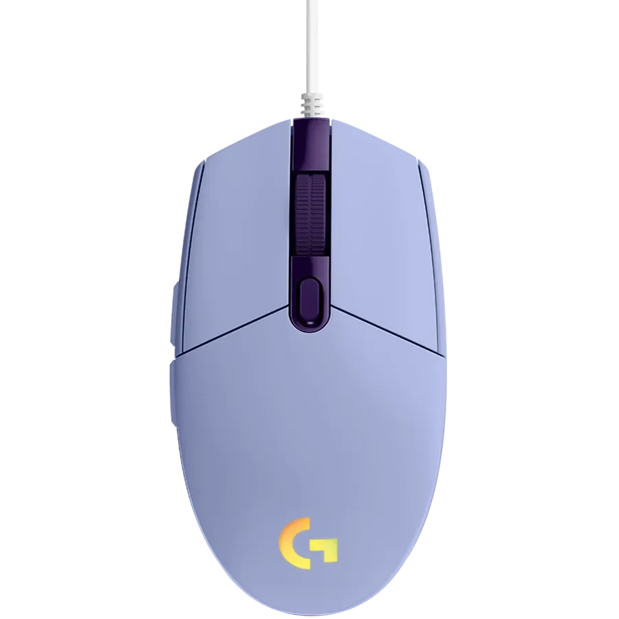 photo 1 - Миша LOGITECH G102 Lightsync USB Lilac (L910-005854)