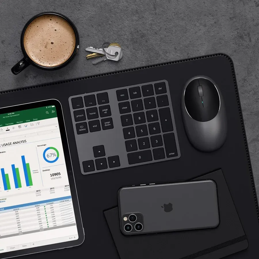 photo 5 - Клавиатура SATECHI Bluetooth, Серый космос