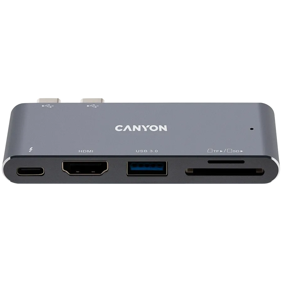 photo 1 - Док-станция CANYON Multiport Hub 5в1 Thunderbolt 3 (CNS-TDS05DG)