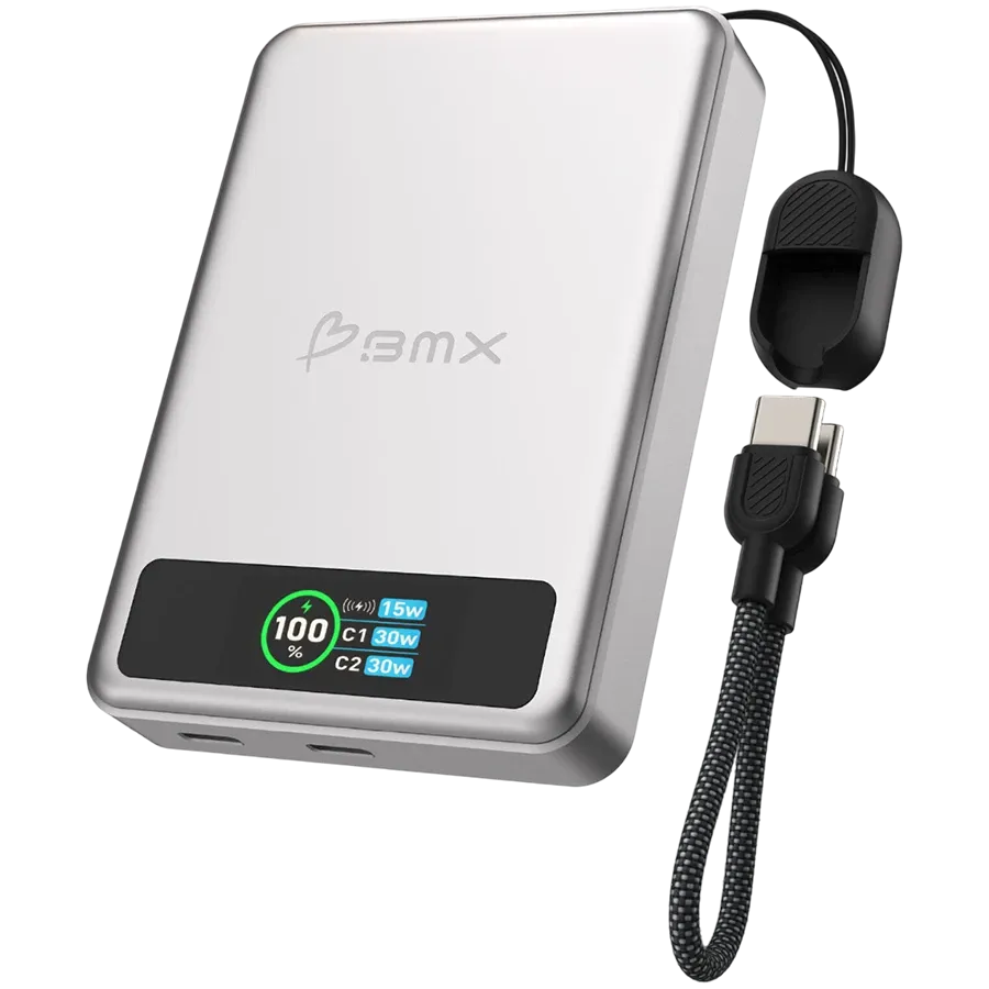 photo 2 - BMX SolidSafe 10K Power Bank, Silver