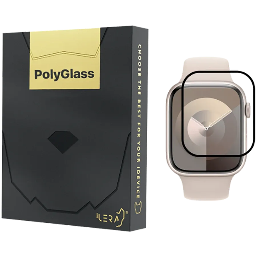 photo - Защитное стекло iLera PolyGlass для Apple Watch, 41mm