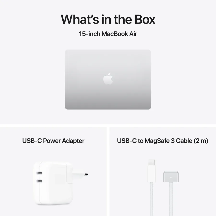 MacBook Air 15.3"  M5 (10C CPU/10C GPU), 24 ГБ, 1 ТБ, Серебристый – photo 9