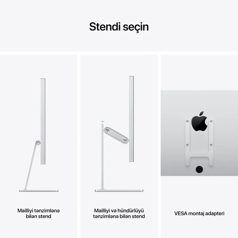photo 9 - APPLE Studio Display 27", nano-teksturalı şüşə, Gümüş