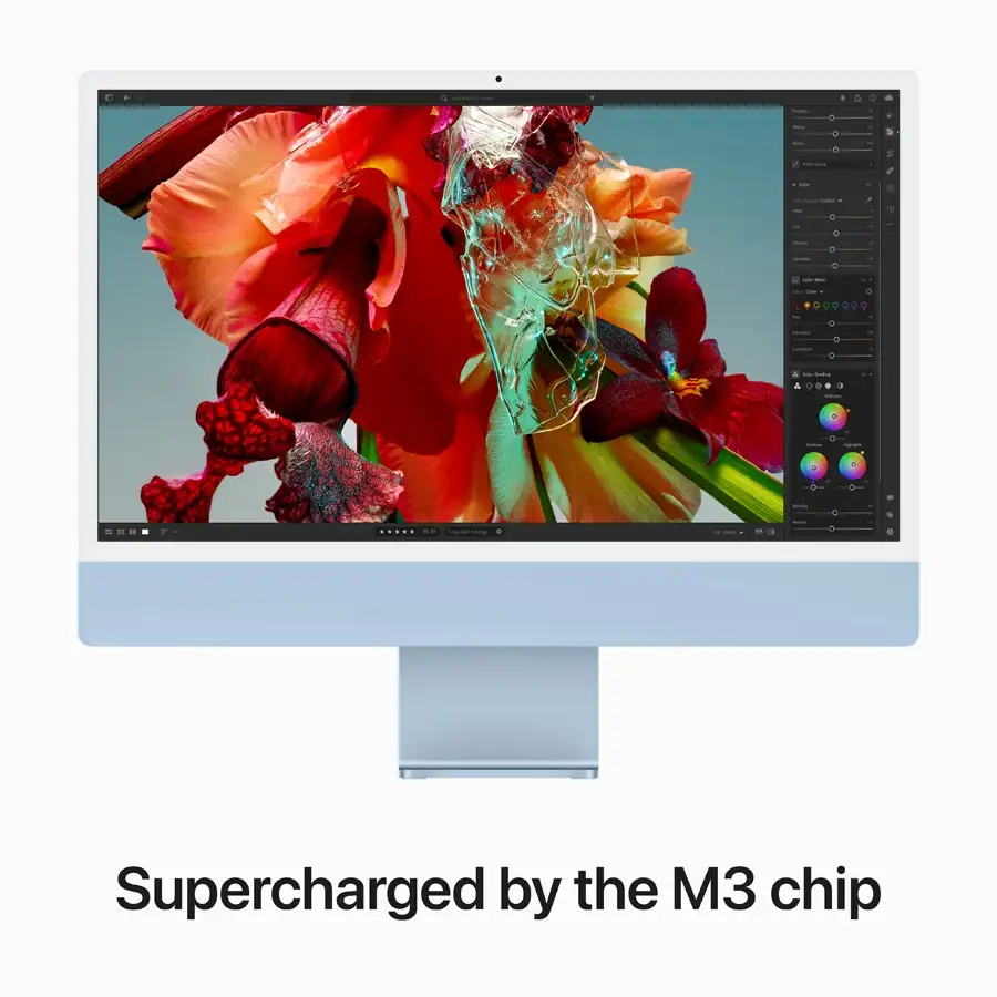 iMac 24 M3, 8C CPU 10C GPU, 8GB 256GB SSD, Blue – photo 4