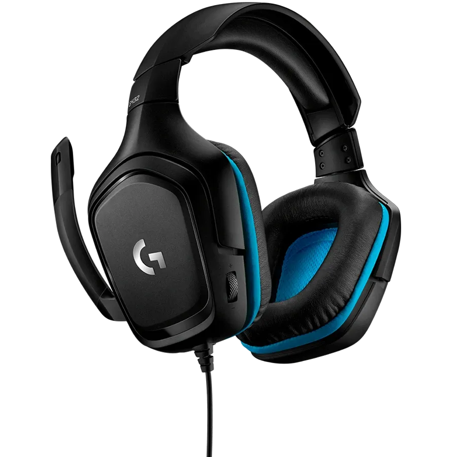 photo 2 - LOGITECH G432 Gaming Headset, Black