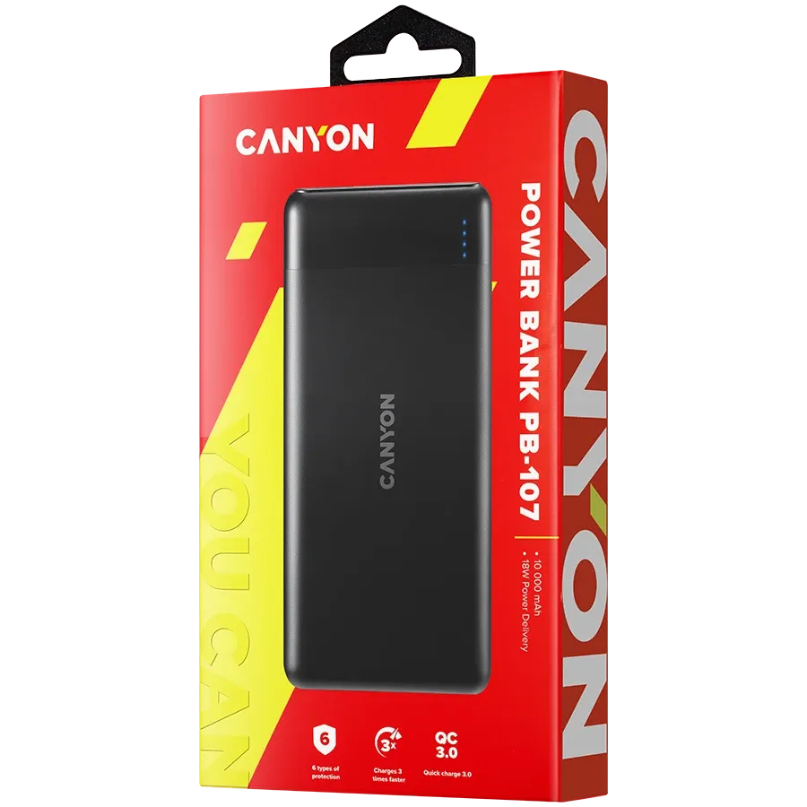 photo 3 - CANYON PB-107 Power Bank, 10000 mAh