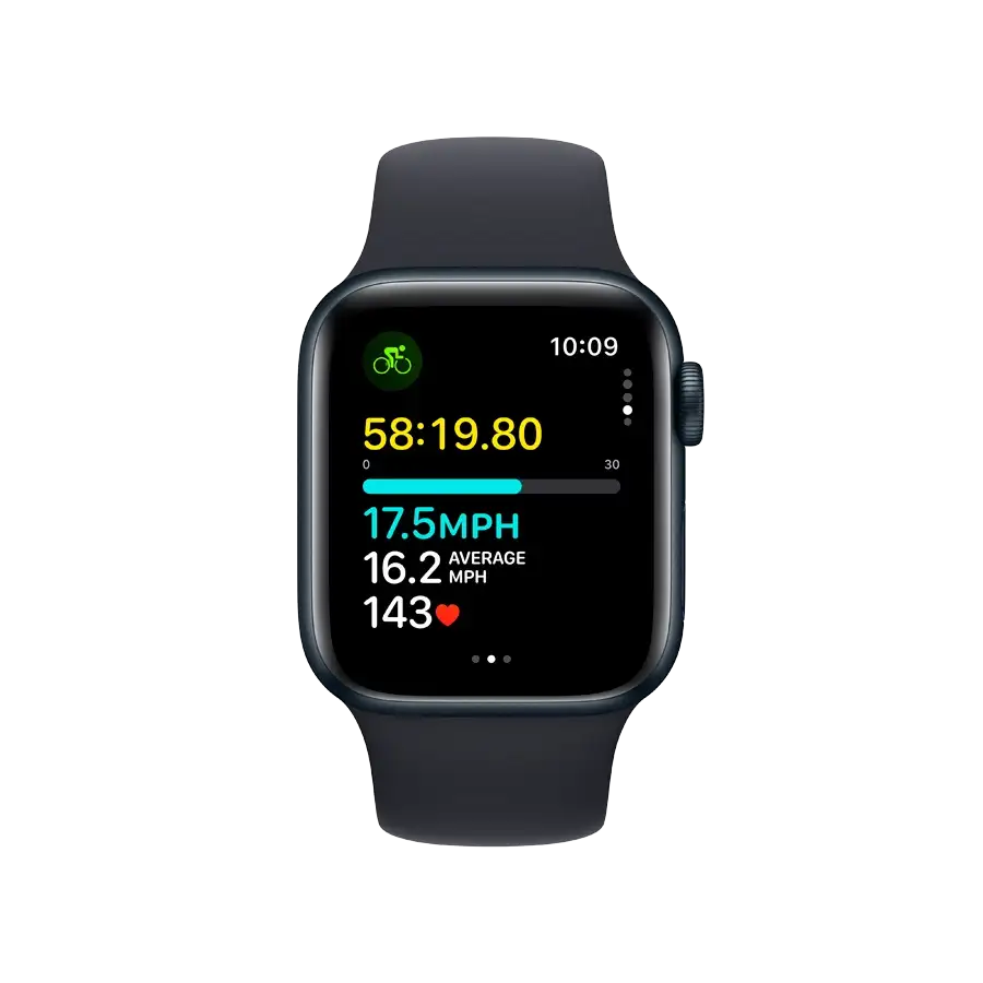 Apple Watch SE GPS Gen.2 (2024), Midnight Sport Band, 40mm, Midnight – photo 6